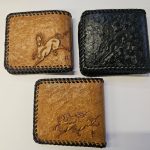 【西内染工場】本革二つ折り財布　