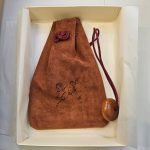 【西内染工場】牛革巾着